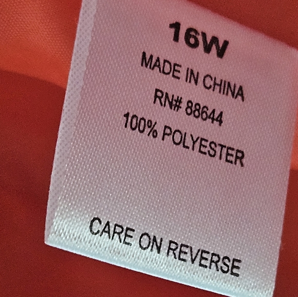 John Meyer collection women red coat jacket size 16W - Picture 10 of 13